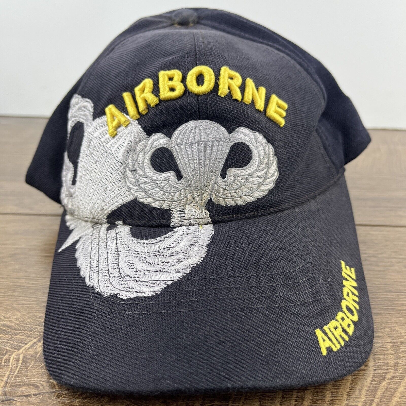 Other Airborne Hat ABN Hat Blue Hat Adjustable Adult Size Hat Cap Size ONE SIZE - 4 Thumbnail