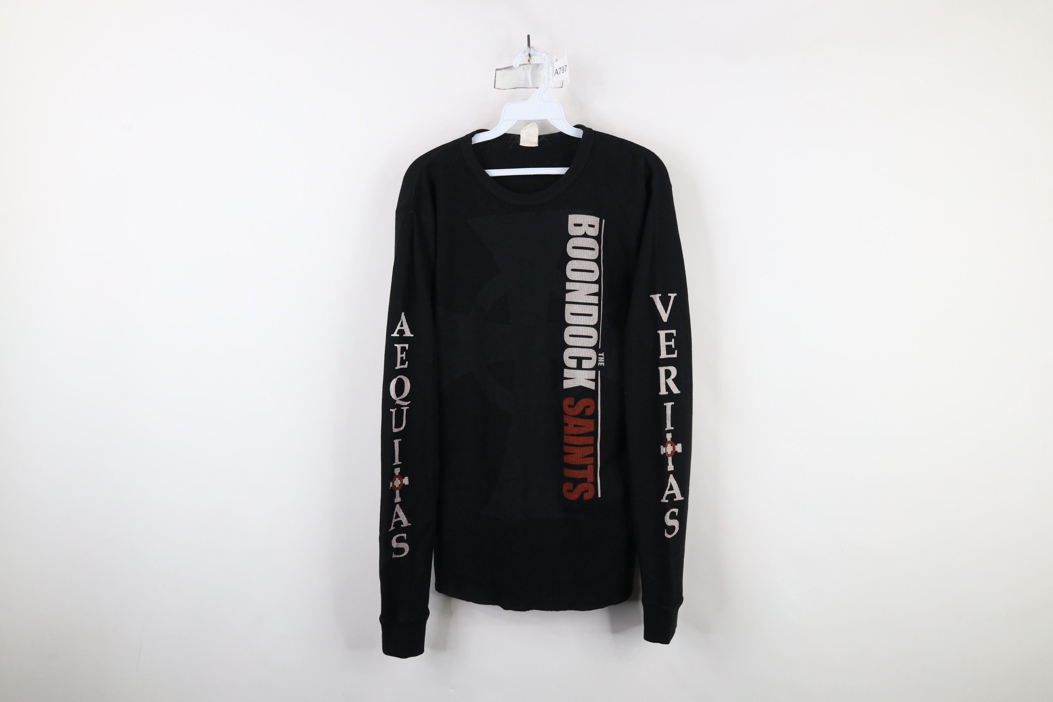 Vintage Vintage Boondocks Thermal Waffle Knit Long Sleeve T-Shirt Size US L / EU 52-54 / 3 - 1 Thumbnail