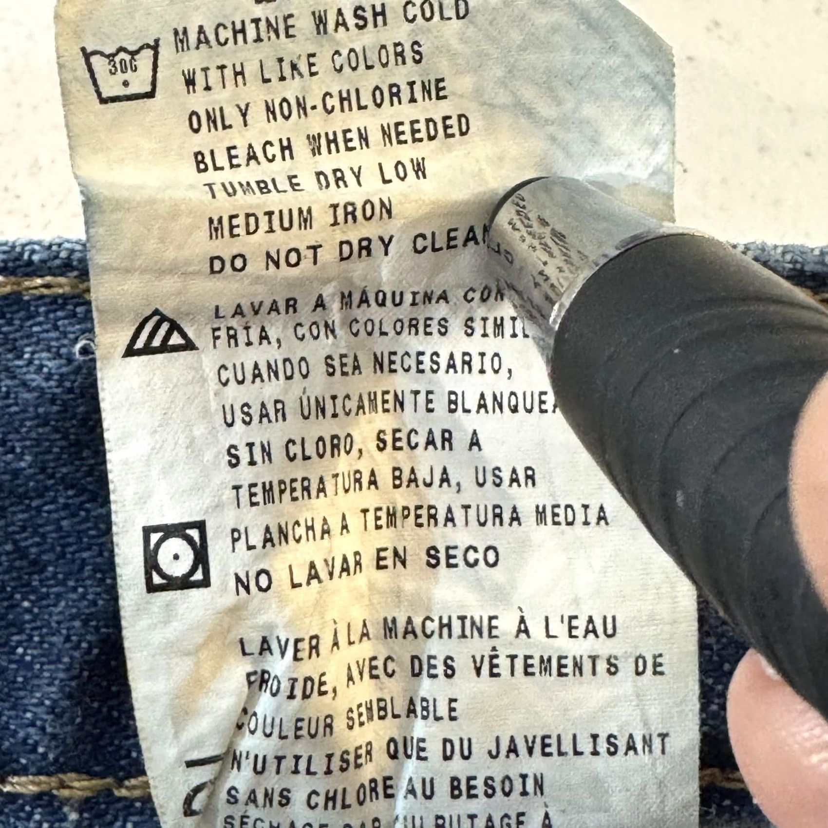 Dickies Dickies Jeans Mens 32x30 Blue Straight Fit Denim Workwear Cotton Mid Rise Regular Modern USA Theme Mens Size US 32 / EU 48 - 6 Thumbnail