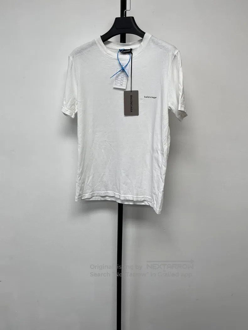 Balenciaga Balenciaga Slogan Logo Short Sleeve Size US XS / EU 42 / 0 - 1 Thumbnail