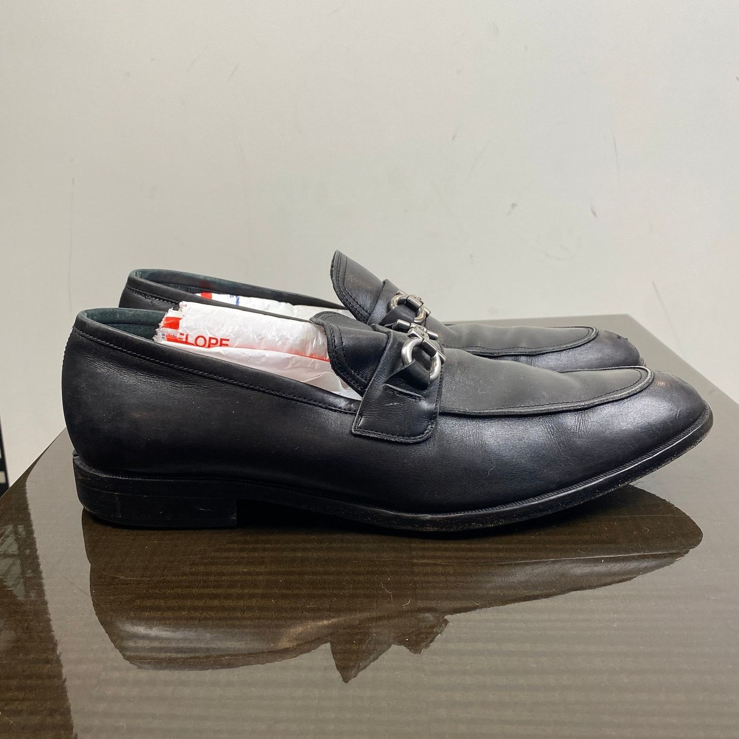 Salvatore Ferragamo Salvatore Ferragamo Gancini Horsebit Leather Loafers 9.5EE Size US 9.5 / EU 42-43 - 3 Thumbnail