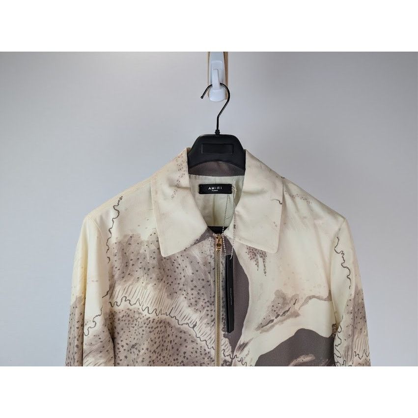Amiri o1rshd1 Wes Lang Big Skull Blouson Jacket in Mink Size US XL / EU 56 / 4 - 3 Thumbnail