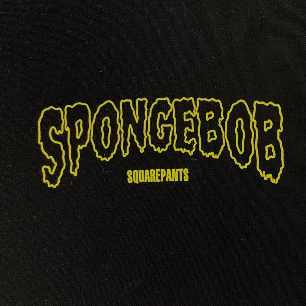 Designer × Vintage Vintage SpongeBob Hoodie Big Logo Printed Sweater Black Size US L / EU 52-54 / 3 - 4 Thumbnail
