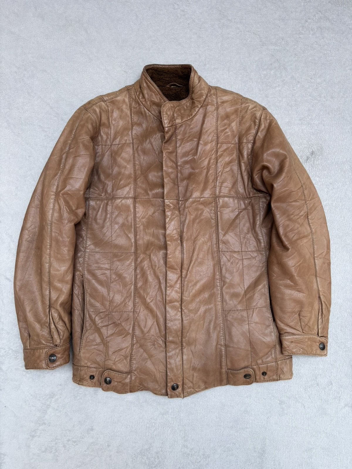 Bally 1980s Bally International Paneled Leather Jacket Size US S / EU 44-46 / 1 - 1 Thumbnail