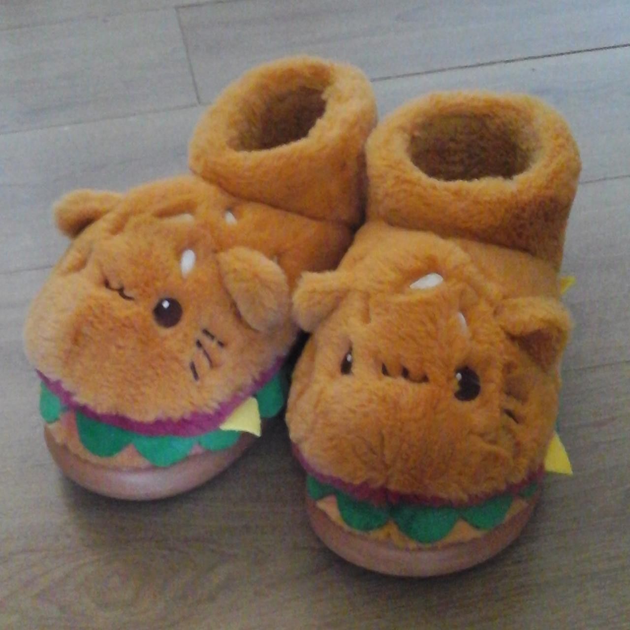 Other Cute Hamburger Cat Indoor Shoes/Slippers Unisex Size US 8.5 / IT 38.5 - 1 Thumbnail