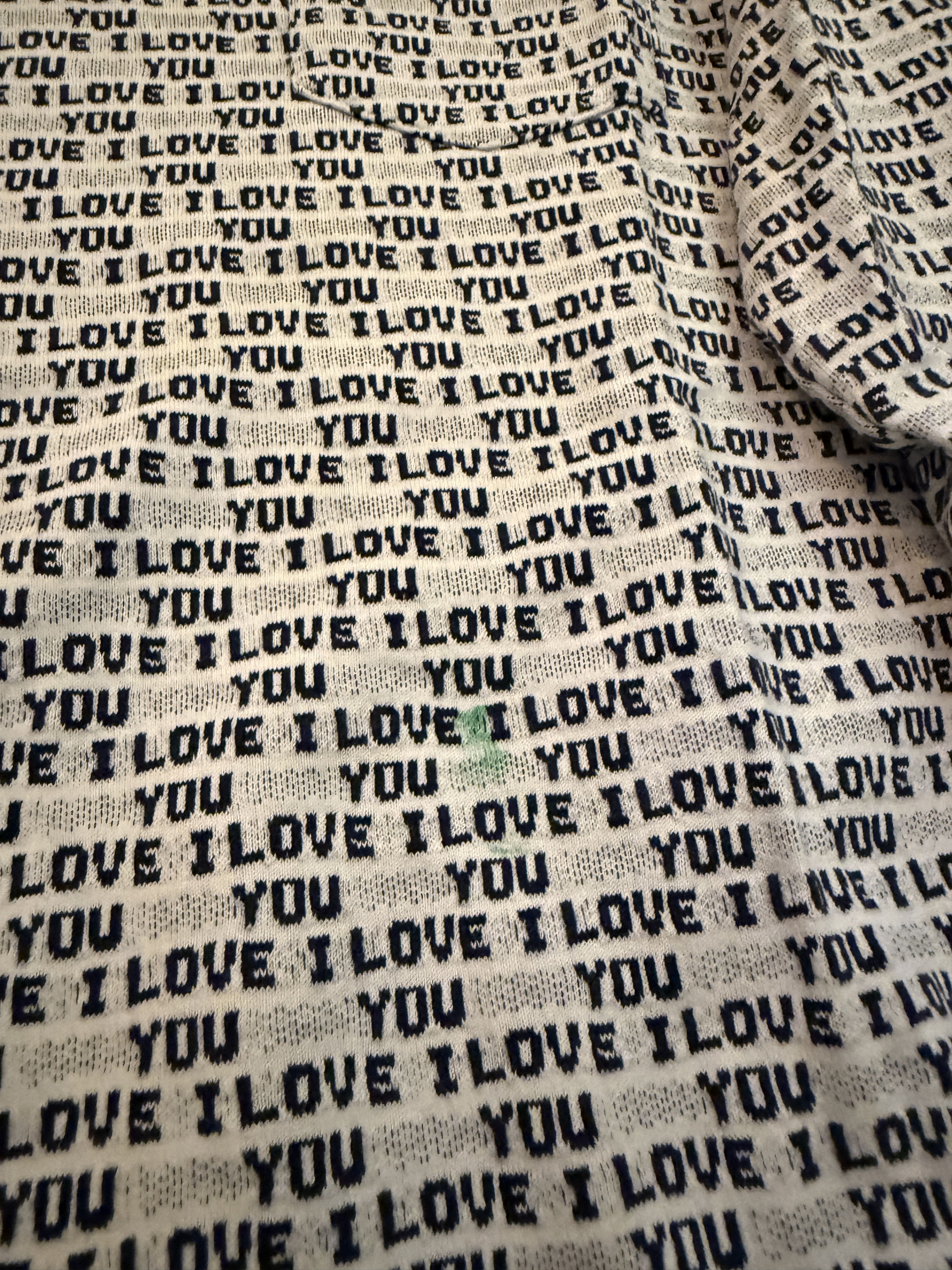 Supreme supreme jacquard i love you long sleeve shirt Size US M / EU 48-50 / 2 - 2 Thumbnail
