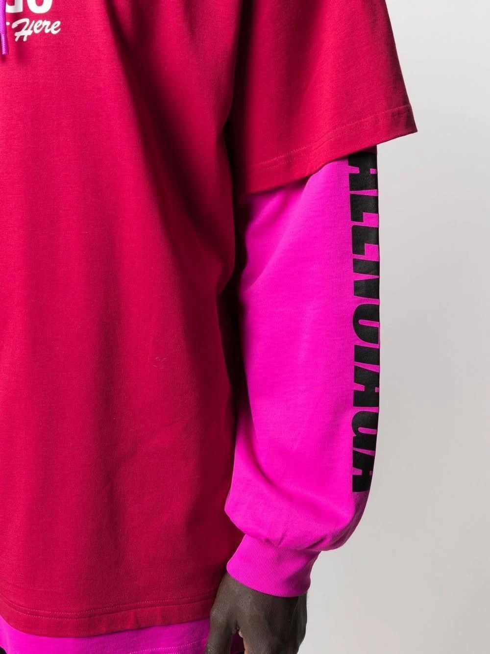 Balenciaga o1mle0424 Your Logo Here Hooded in Pink Size US XS / EU 42 / 0 - 8 Thumbnail