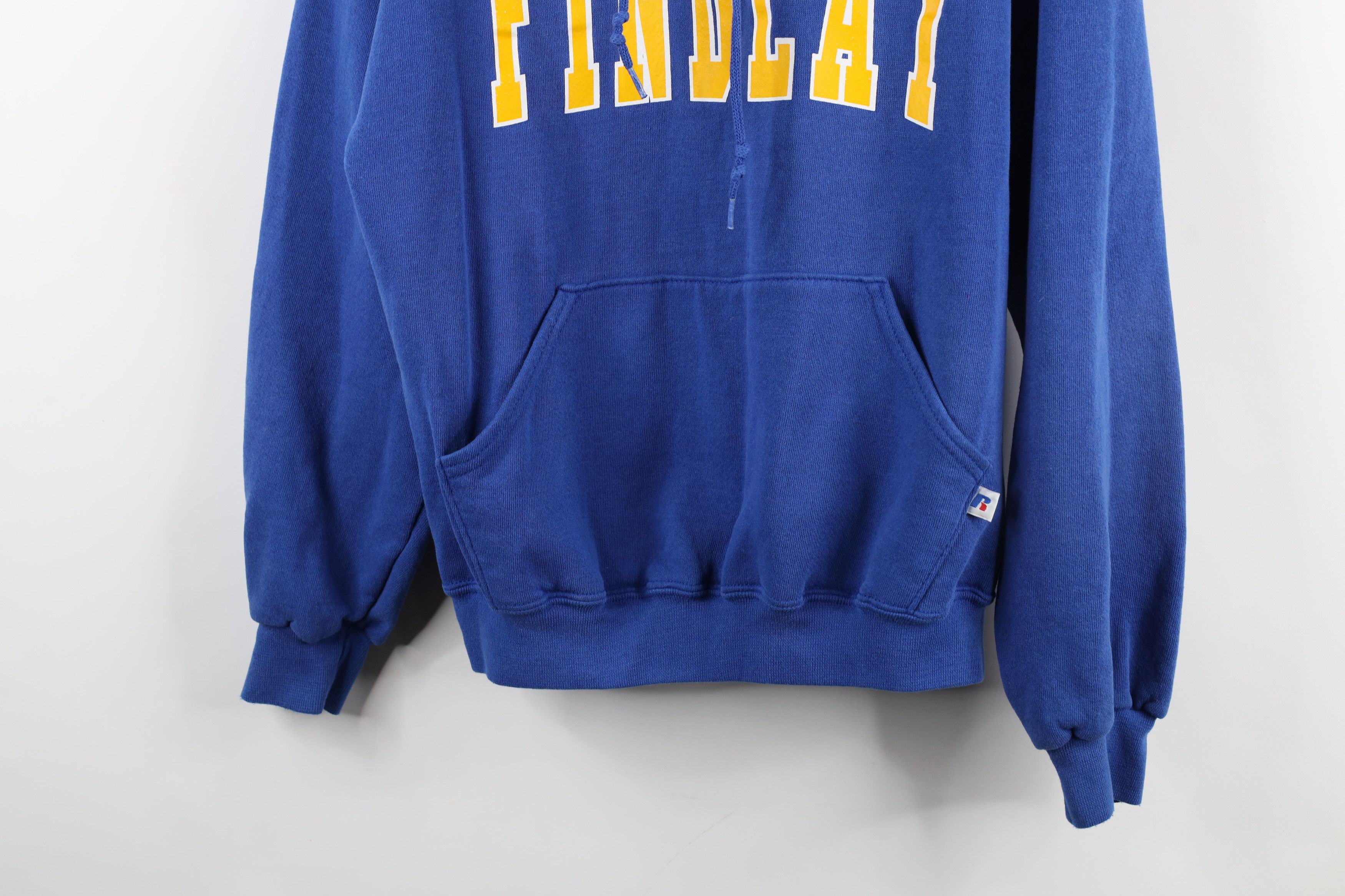 Russell Athletic × Vintage Vintage 90s Russell Athletic Spell Out Findlay Ohio Hoodie Size US M / EU 48-50 / 2 - 3 Thumbnail