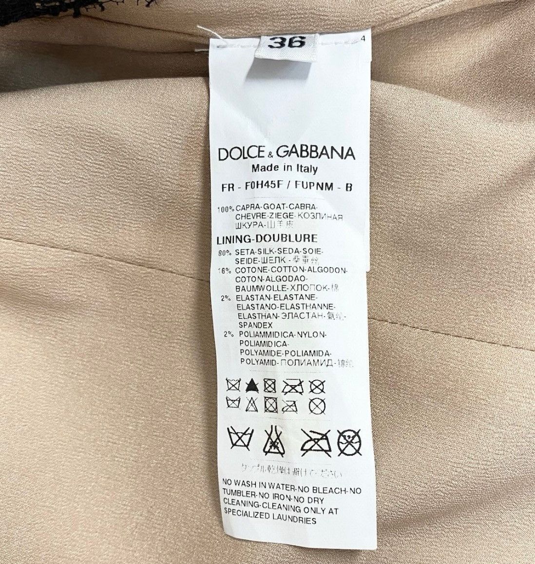 Dolce & Gabbana Dolce & Gabbana Goat Fur Coat Leopard Print Coat Size US S / EU 44-46 / 1 - 7 Thumbnail