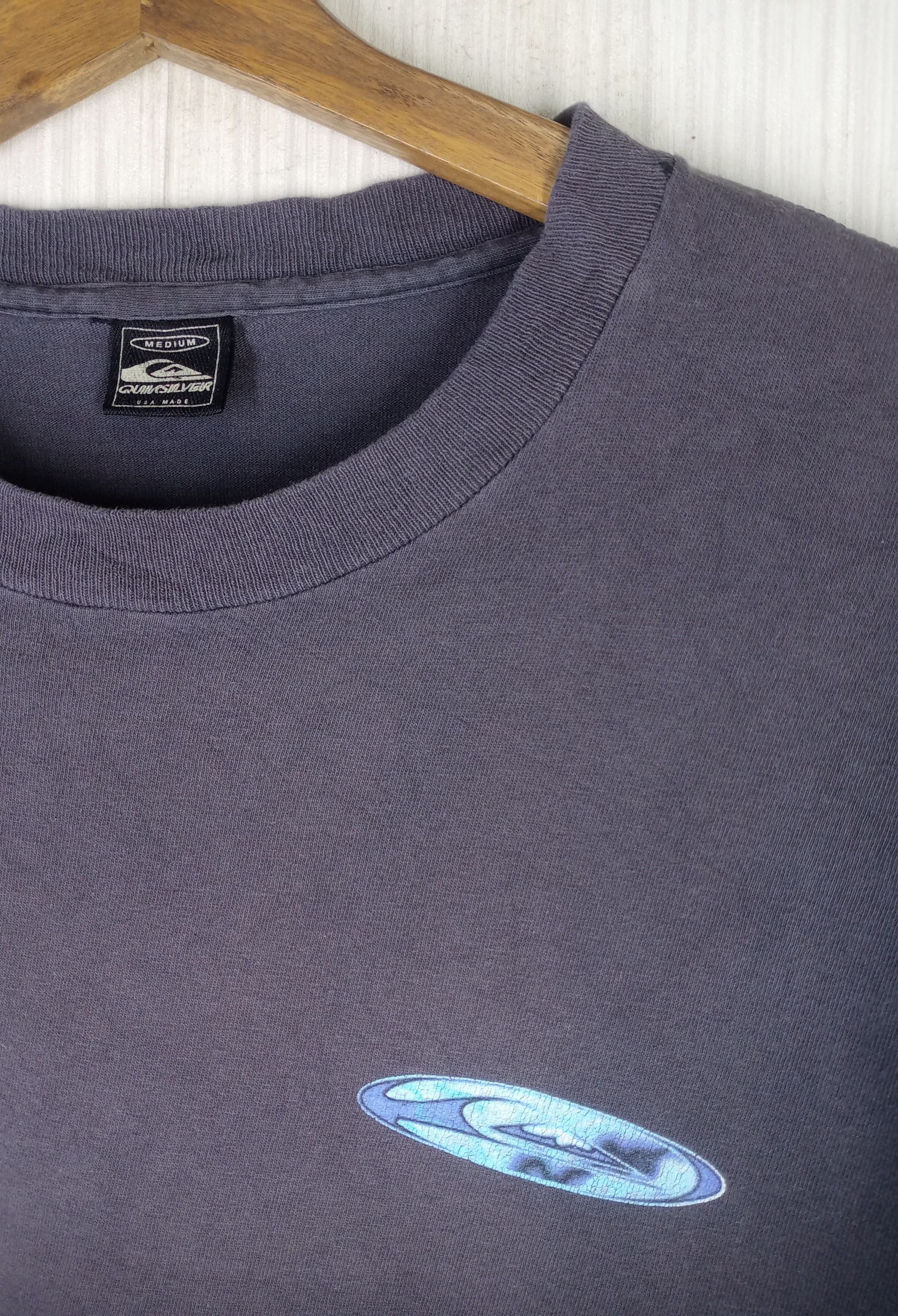 Quiksilver Rare Vintage 80s Quiksilver Big Logo Tshirt Size US M / EU 48-50 / 2 - 5 Thumbnail