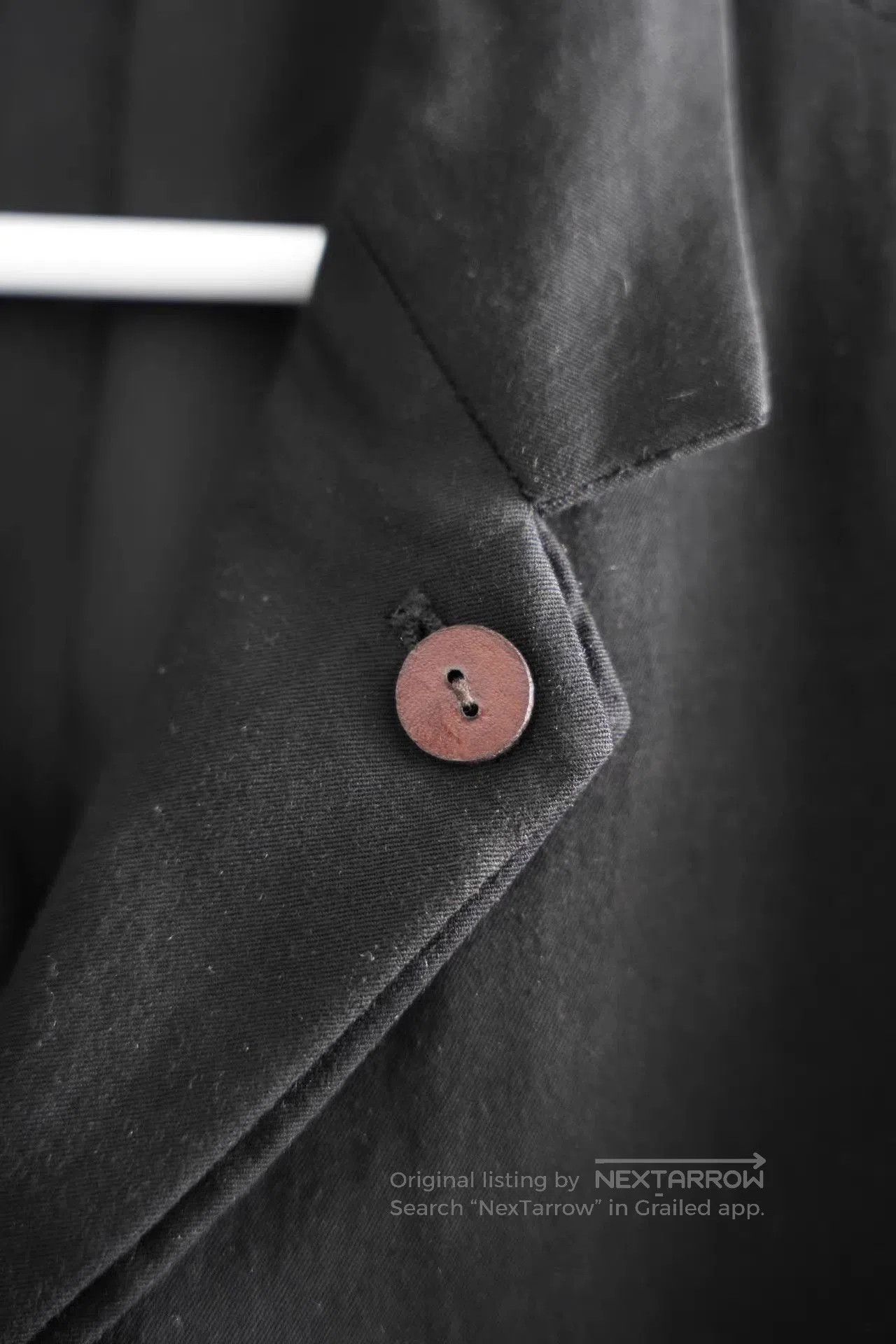 Yohji Yamamoto Black Button. Size US M / EU 48-50 / 2 - 4 Thumbnail