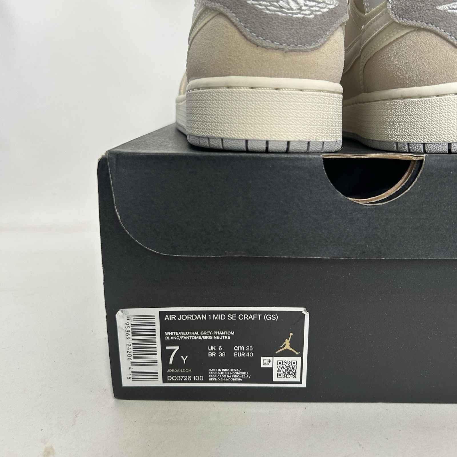 Jordan Brand Nike Air Jordan 1 Mid SE Retro Craft “Inside Out” Size US 8.5 / IT 38.5 - 5 Thumbnail