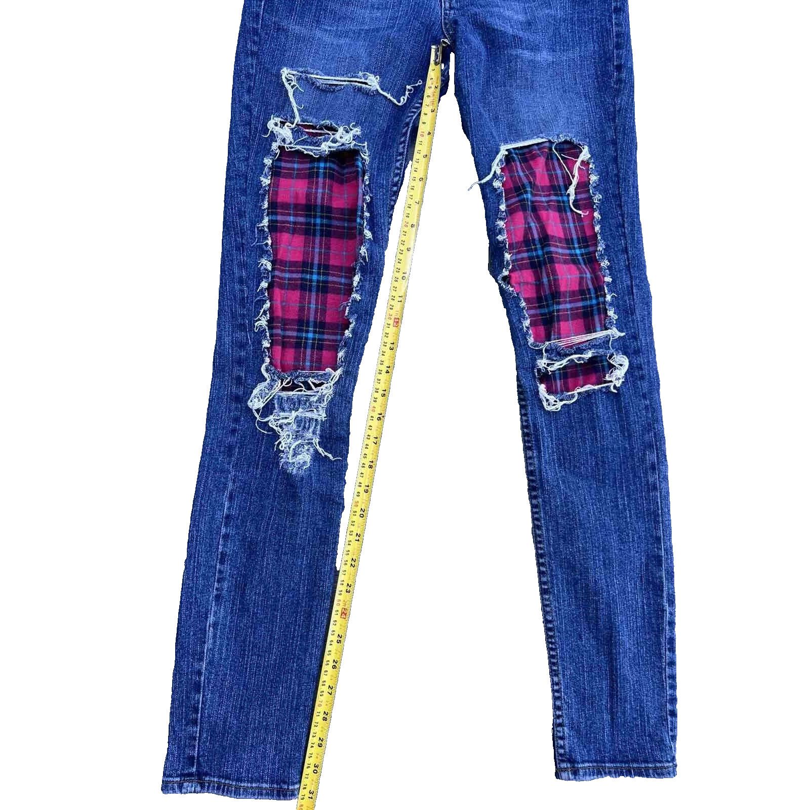 Jet Lag JET John Eshaya USA made Classic Blue Denim Size 6 A000319 Size 28" / US 6 / IT 42 - 3 Thumbnail