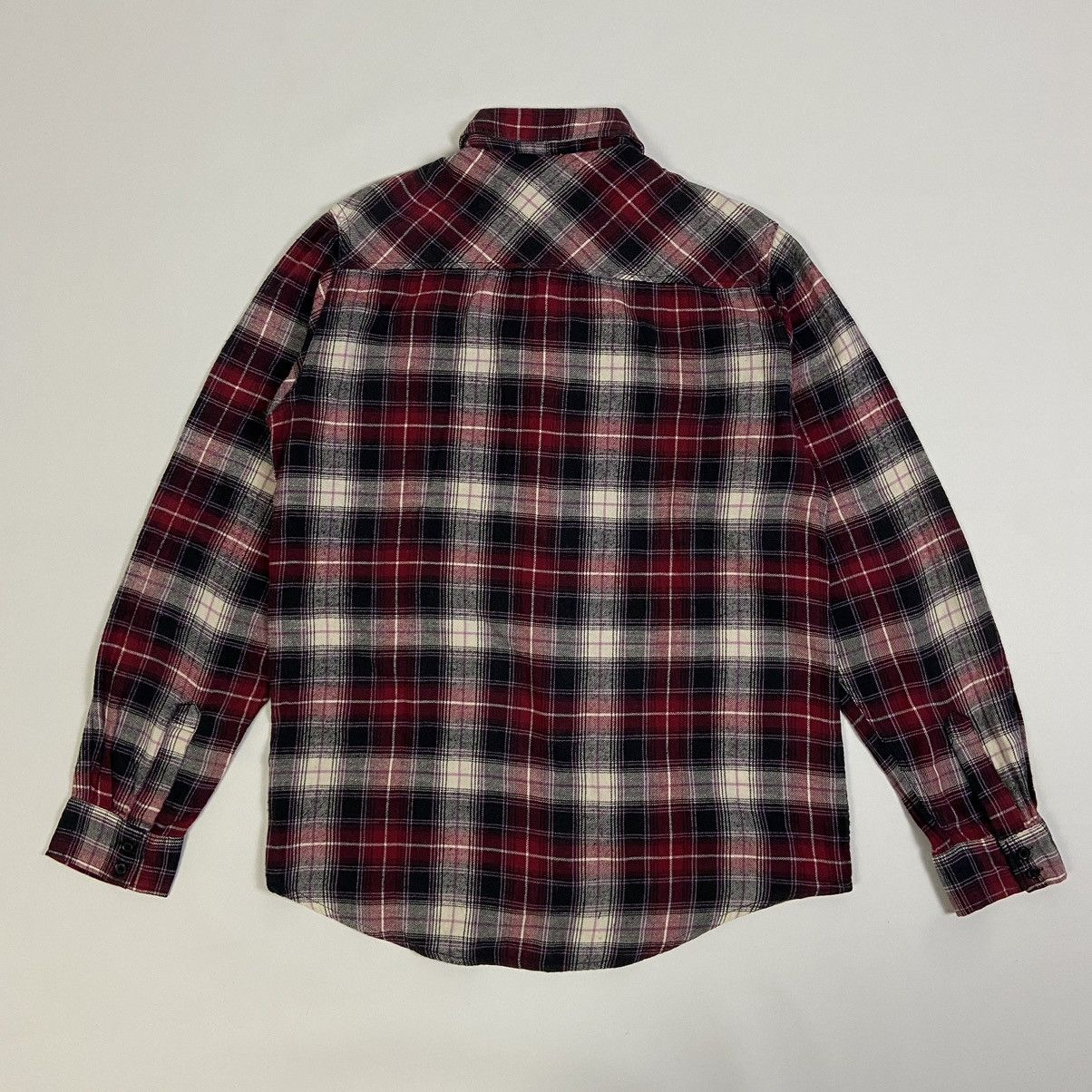 Japanese Brand Nylaus Flannel Long Sleeve Size US L / EU 52-54 / 3 - 8 Thumbnail