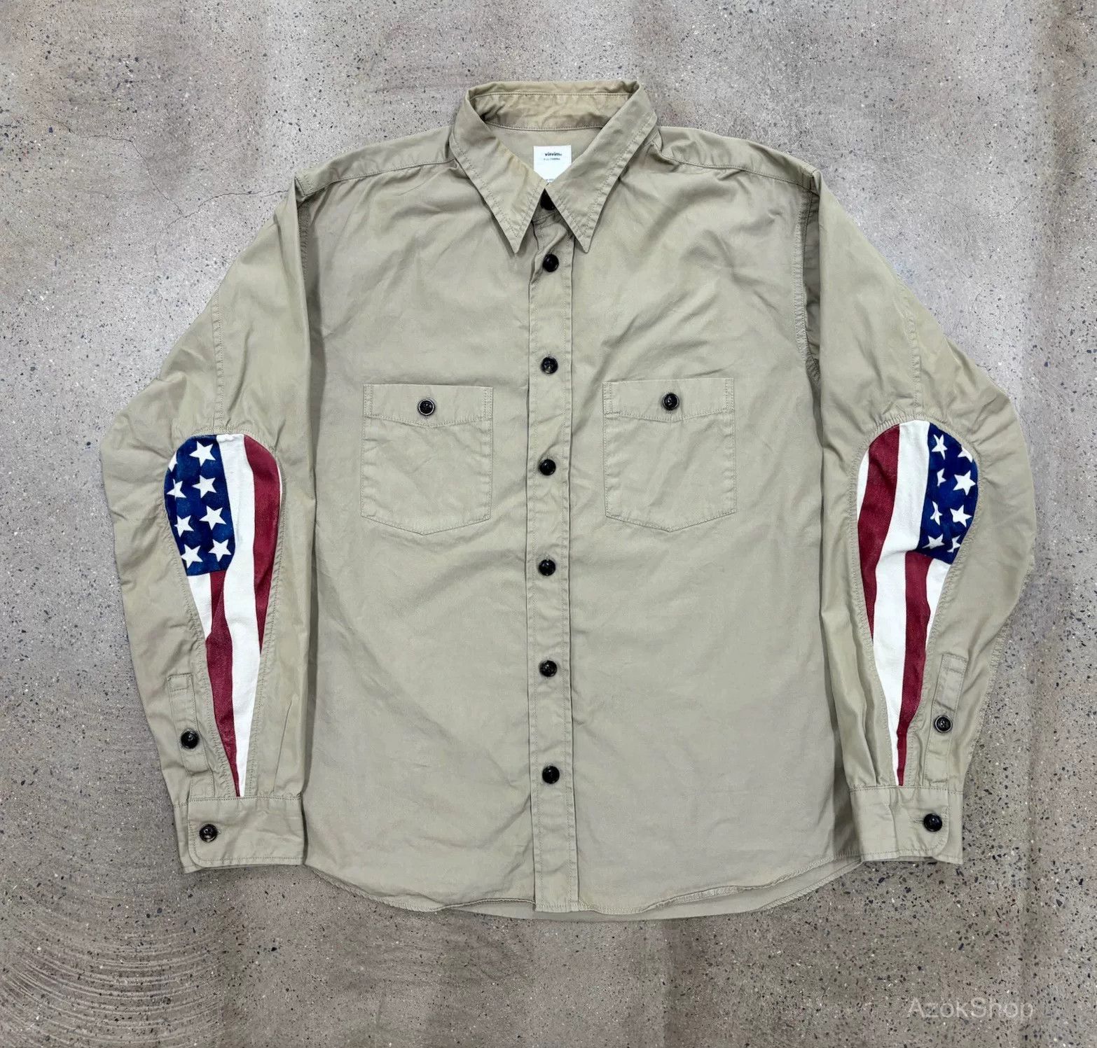 Visvim Visvim Usm Albacore Shirt Beige Size US L / EU 52-54 / 3 - 1 Thumbnail