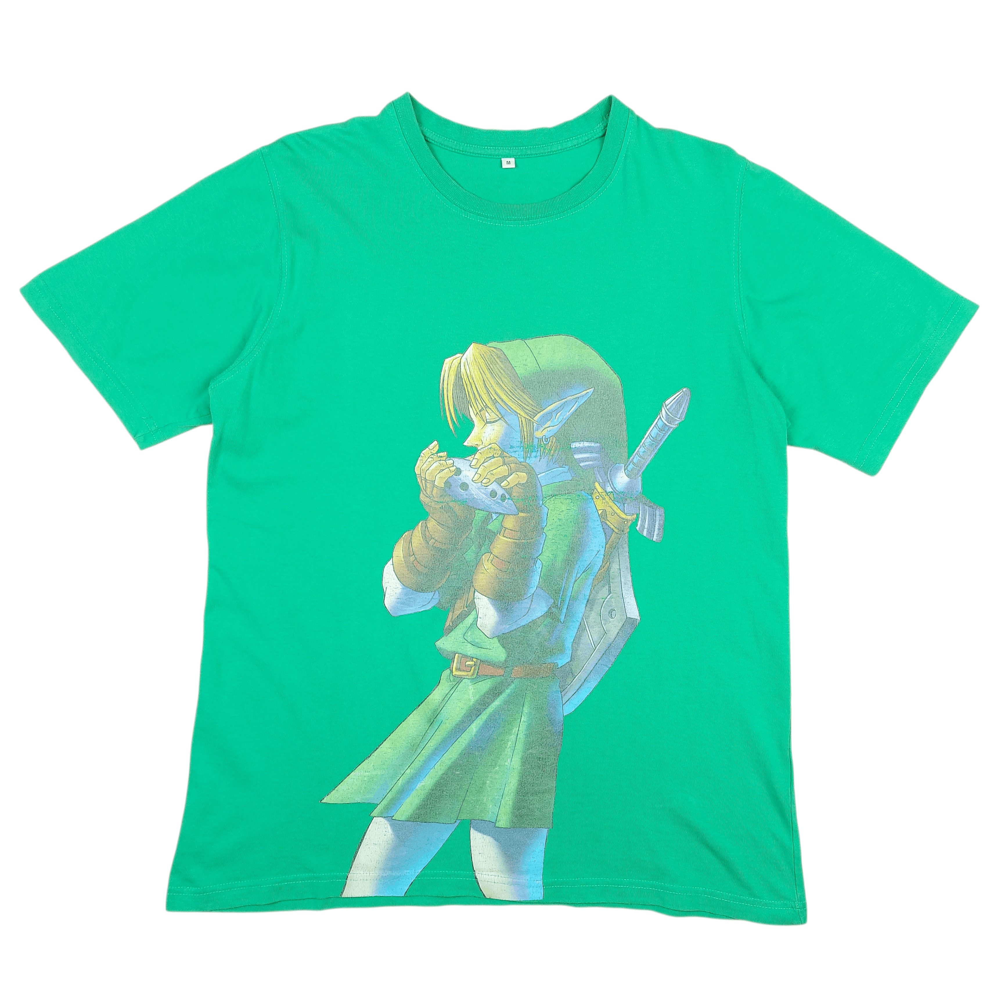 Nintendo The Legend of Zelda Ocarina of Time 3D Nintendo 3DS 2011 TEE Size US M / EU 48-50 / 2 - 2 Thumbnail