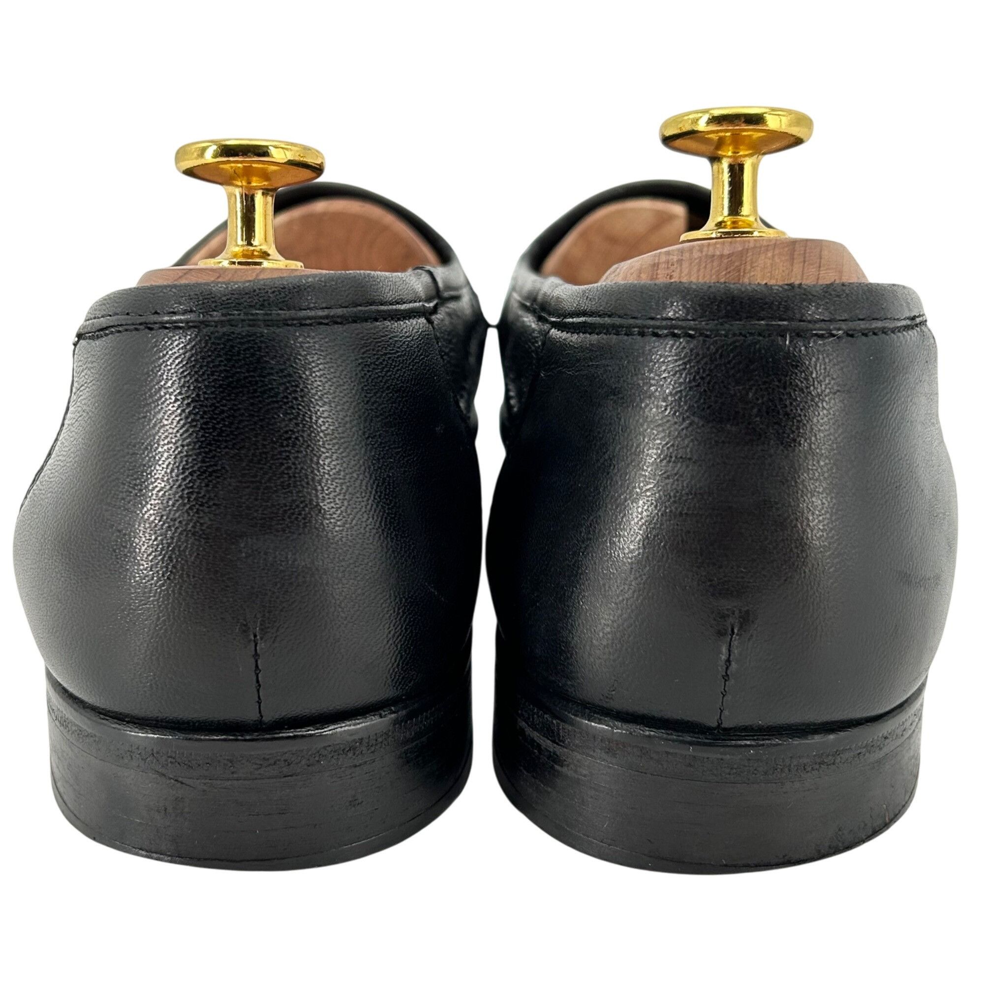 Zelli Vintage Zelli Men's Size 9M Black Exotic Ostrich Leg Leather Size US 9 / EU 42 - 6 Thumbnail