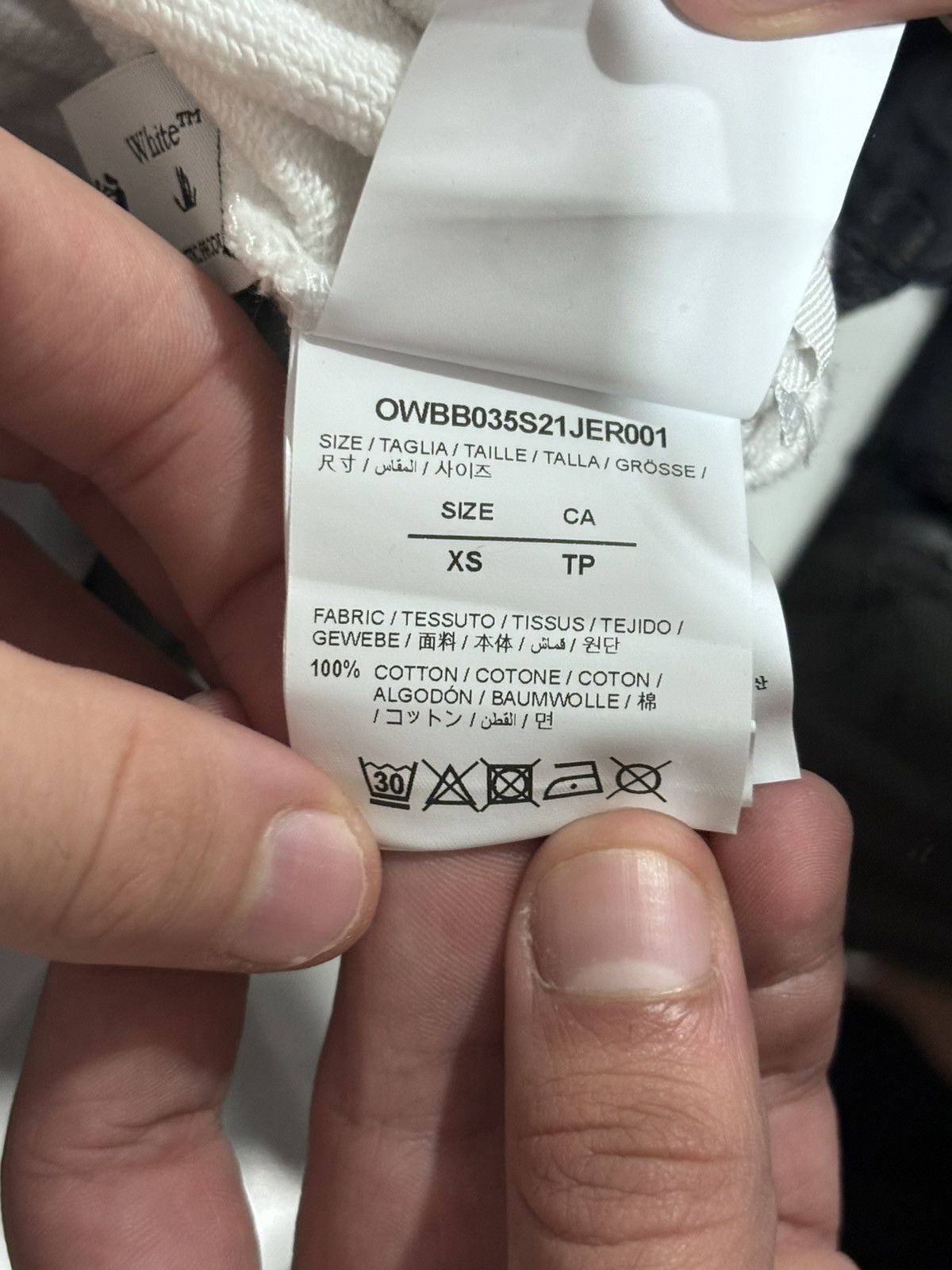 Off-White Off-White FLOWERS ARROWS REG HOODIE WHITE BLUE Size US XS / EU 42 / 0 - 10 Thumbnail