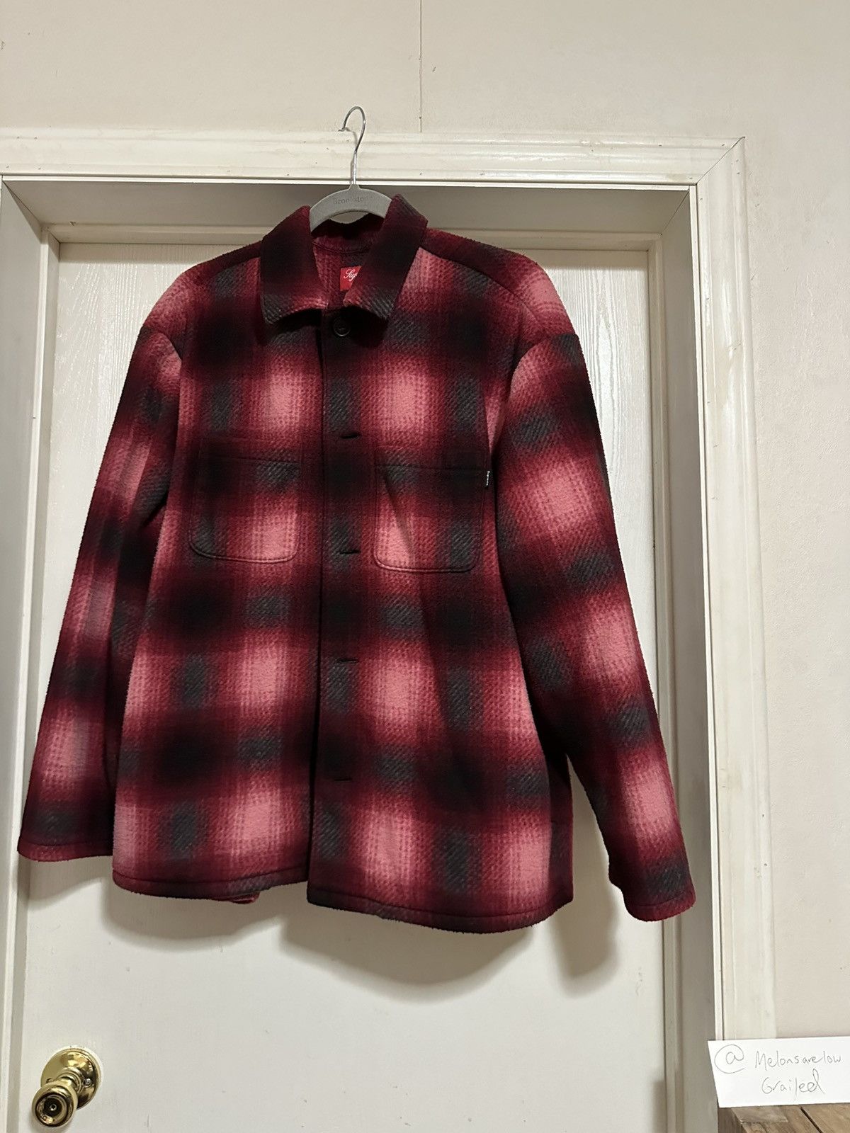 Supreme Shadow plaid fleece Shirts 【公式通販】