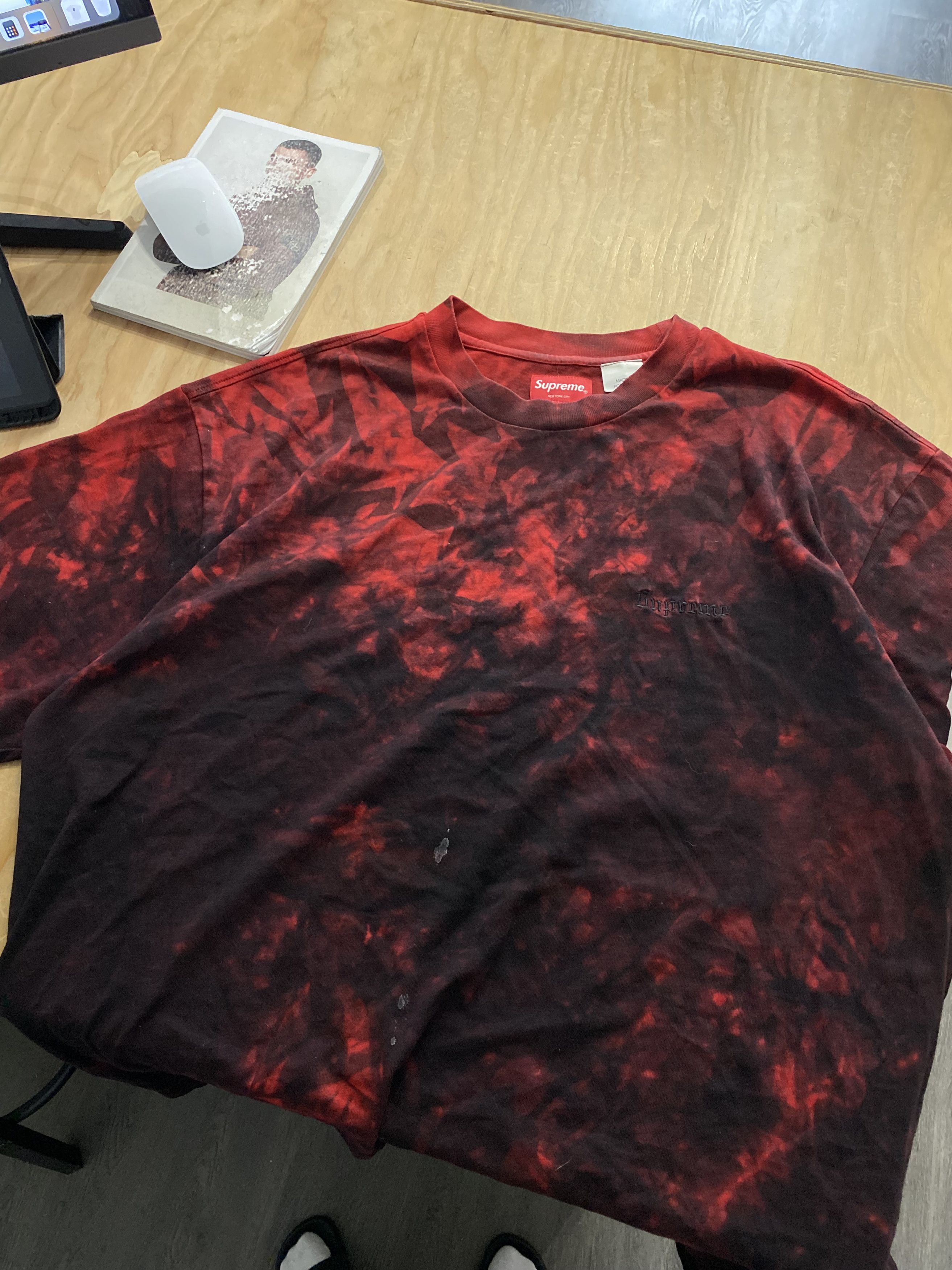 Supreme Tie Dye Tee Size US L / EU 52-54 / 3 - 1 Thumbnail