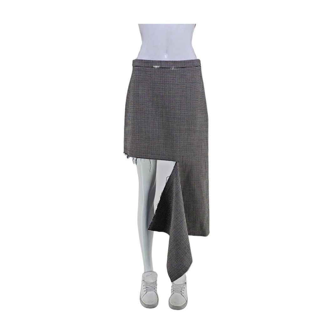 Balenciaga Balenciaga Checkered Asymmetric Skirt Size 36 Size 26" / US 2 / IT 38 - 1 Thumbnail