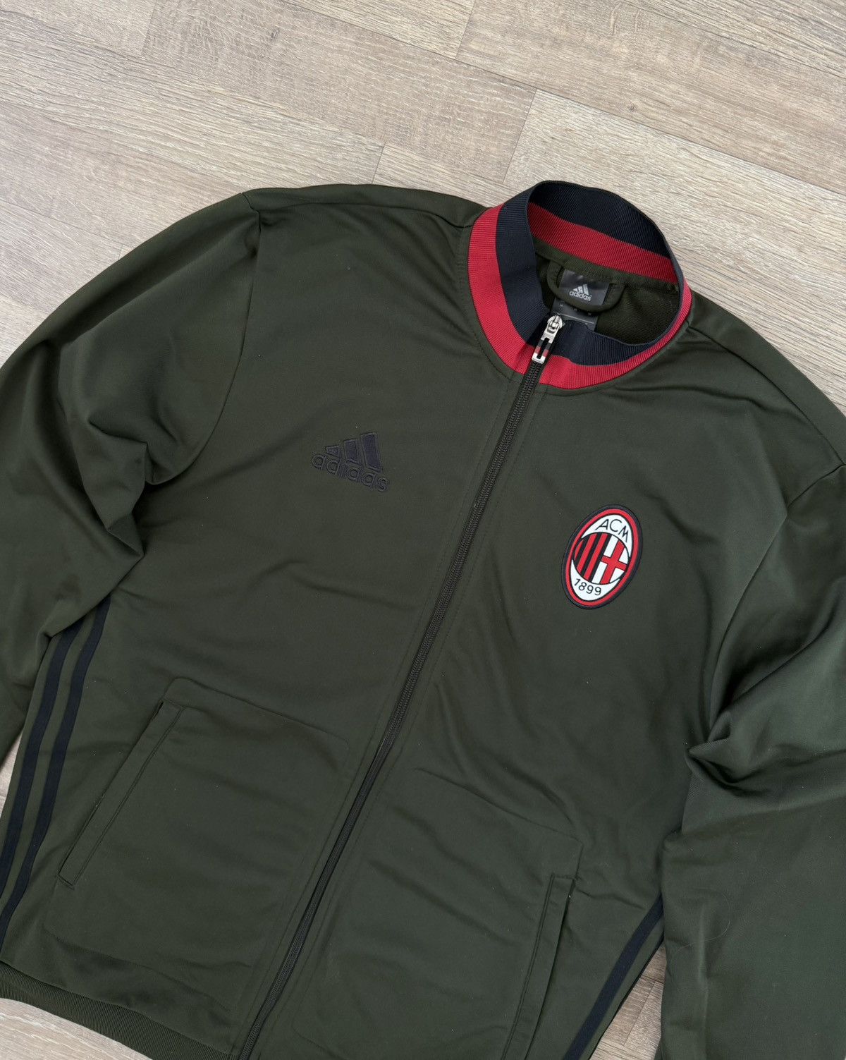 Adidas ADIDAS AC MILAN TRACK SOCCER Y2K BLOKECORE DRILL RARE JACKET Size US M / EU 48-50 / 2 - 4 Thumbnail