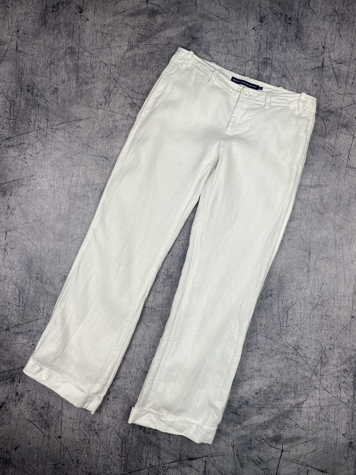 Polo Ralph Lauren × Vintage Vintage Ralph Lauren Linen Pants Size 26" / US 2 / IT 38 - 2 Thumbnail