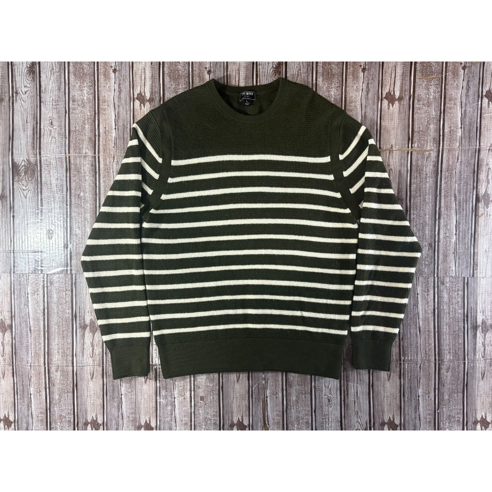 Todd Snyder Todd Snyder 100% Merino Wool Crewneck Sweater Men's Size L c Size US L / EU 52-54 / 3 - 1 Thumbnail