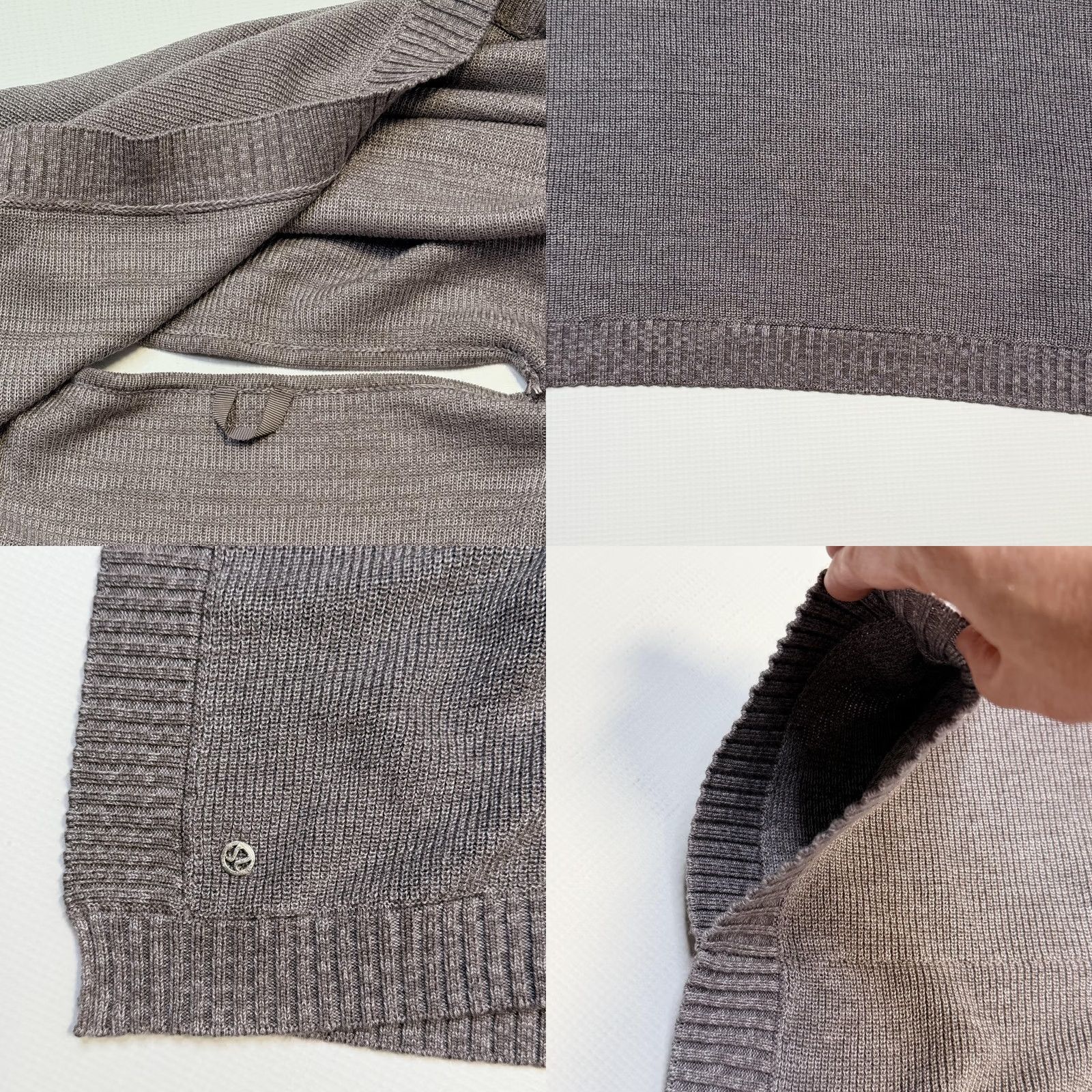Lululemon VINTAGE Lululemon Forward Flow Cape Womens One Size Asymmetrical Hem Wrap Pullover Gray Size ONE SIZE - 8 Thumbnail