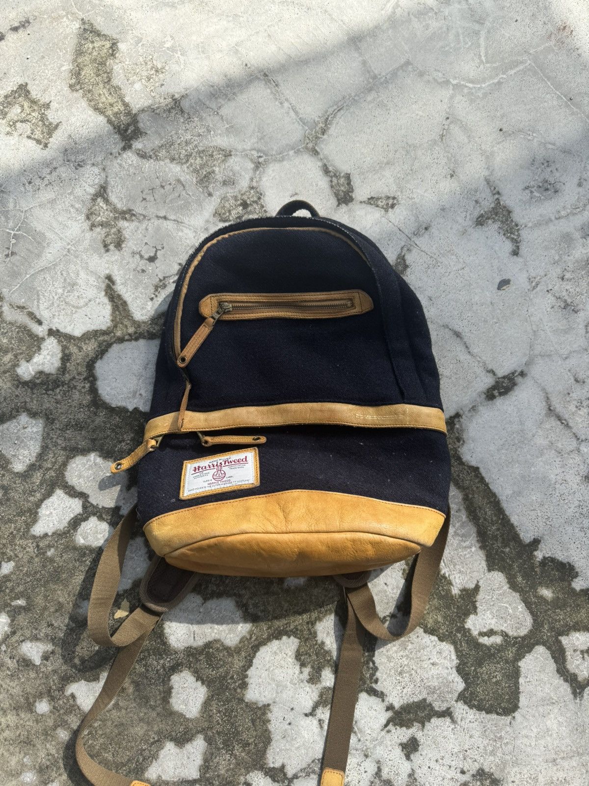 Harris Tweed × Japanese Brand × MasterPiece Masterpiece Japanese Brand backpack Size ONE SIZE - 3 Thumbnail