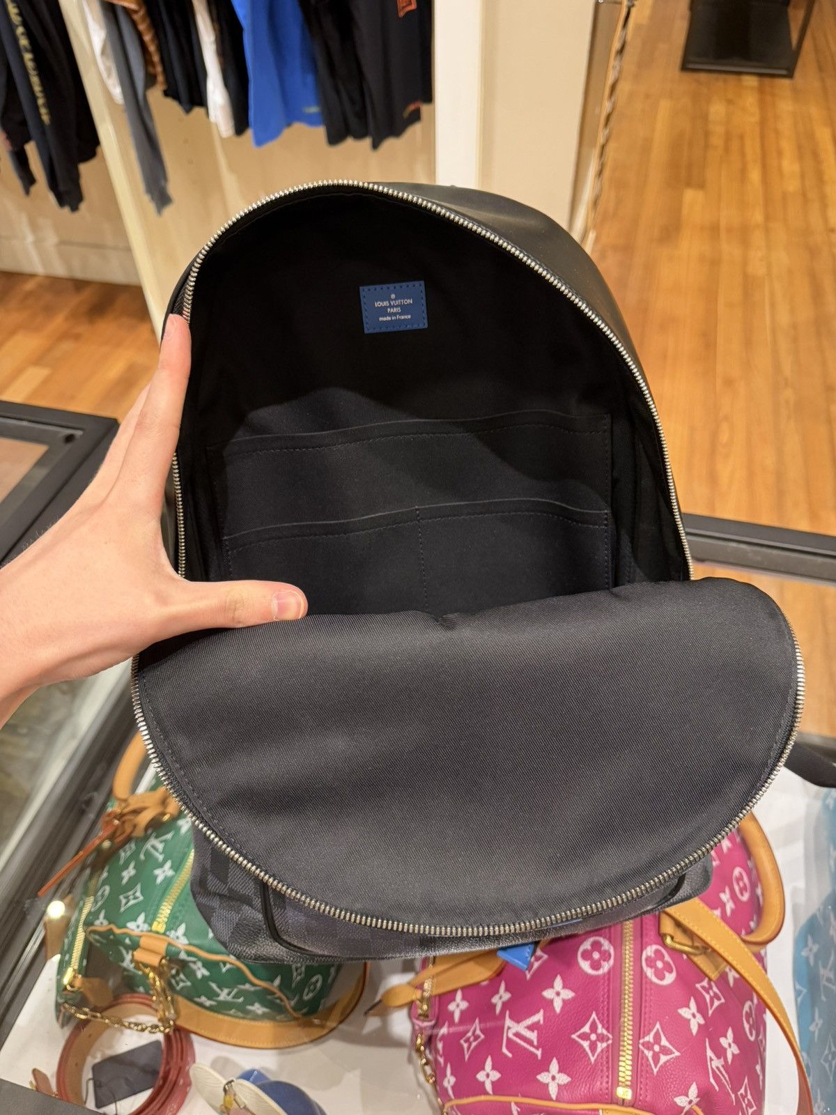 Louis Vuitton Louis Vuitton Josh Backpack Damier Pixel Cobalt Size ONE SIZE - 12 Thumbnail
