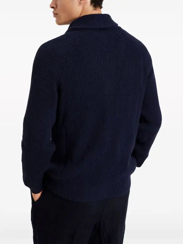 Brunello Cucinelli Cardigan in Navy Size US M / EU 48-50 / 2 - 3 Thumbnail