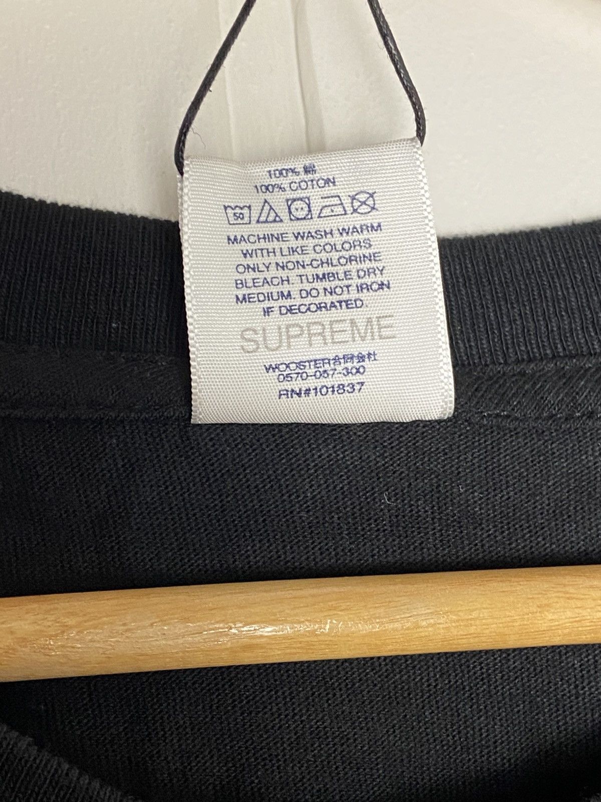 Burberry × Supreme New Supreme Burberry Box Logo Tee Rare Size XL Cotton 100% Size US XL / EU 56 / 4 - 4 Thumbnail