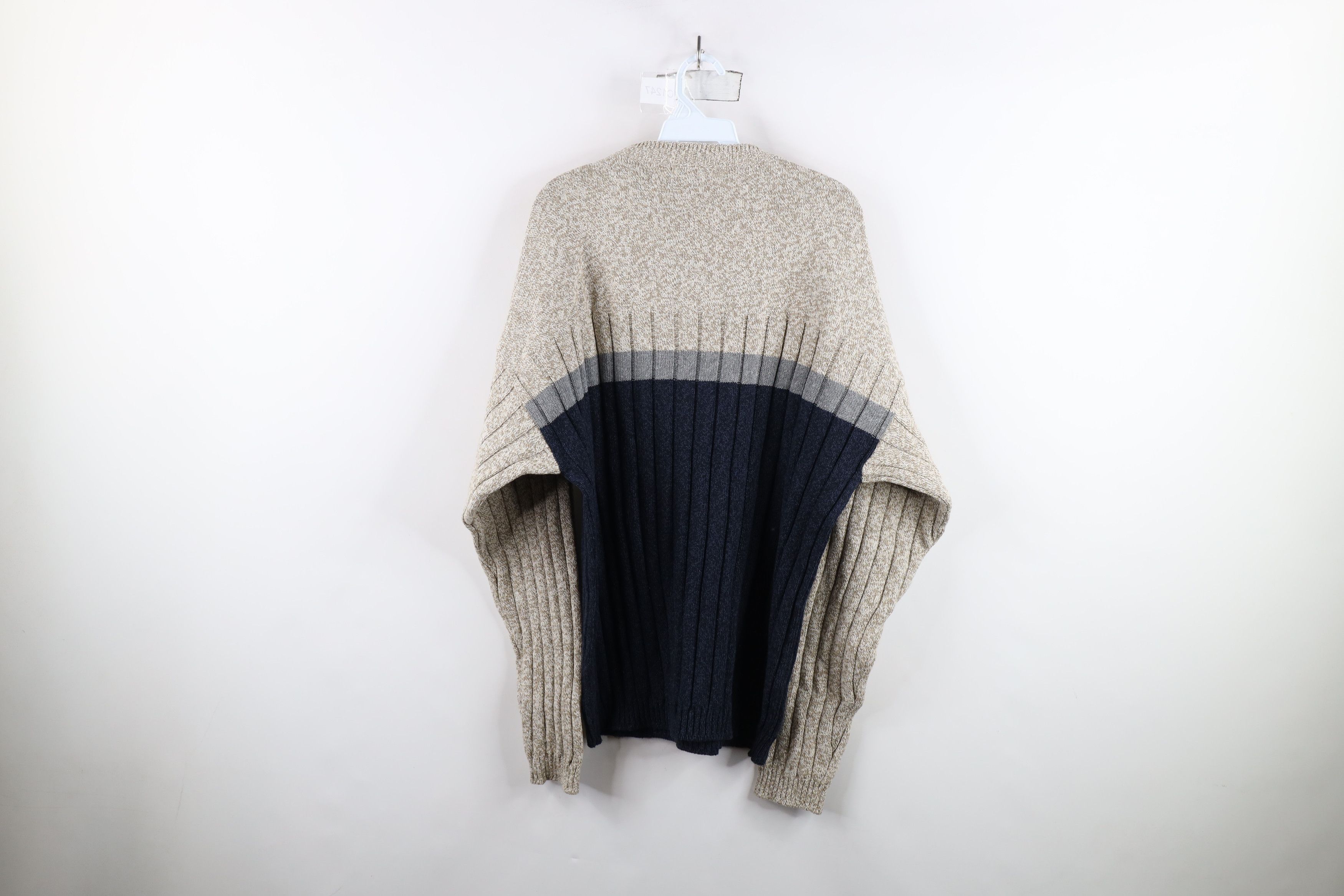 Vintage Vintage 90s Streetwear Hand Framed Knit Crewneck Sweater USA Size US XL / EU 56 / 4 - 6 Thumbnail