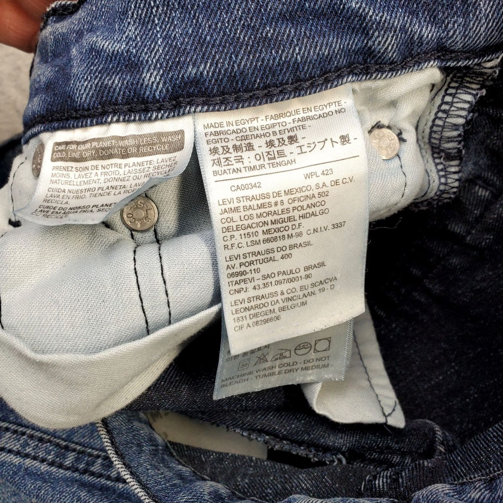 Levi's Levi's 511 Skinny Jeans Mens 30x32 Blue Denim Regular Fit Medium Wash 5-Pocket, Size 30, Mens, Jeans, Blue, 511 Skinny, 5-Pocket, Regular Fit Size US 30 / EU 46 - 6 Thumbnail