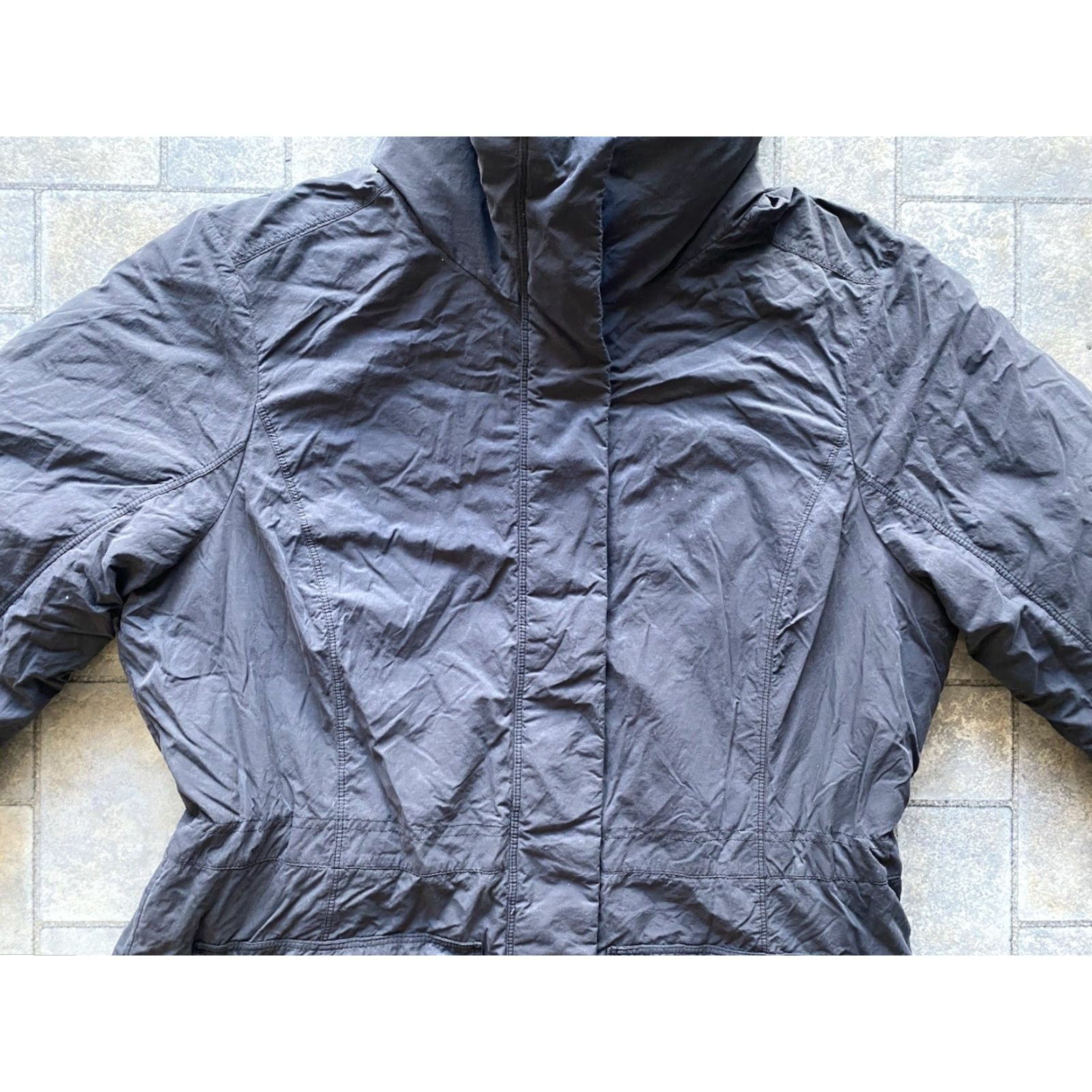 Athleta ATHLETA District Parka Jacket Women’s M Black Jacket Parka Size M / US 6-8 / IT 42-44 - 3 Thumbnail