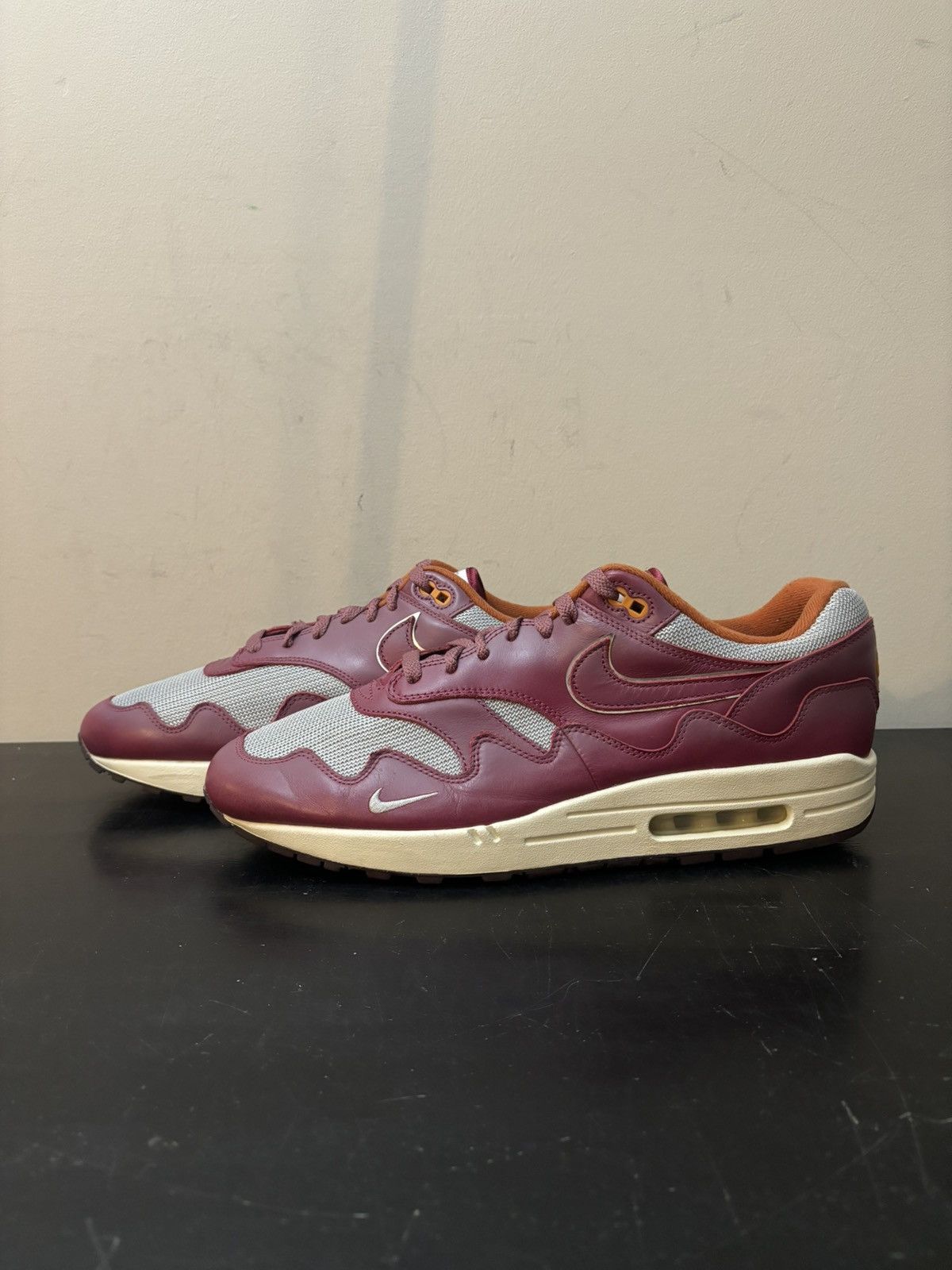 Nike × Patta Nike Air Max 1 Patta Waves Rush Maroon Size US 13 / EU 46 - 1 Thumbnail