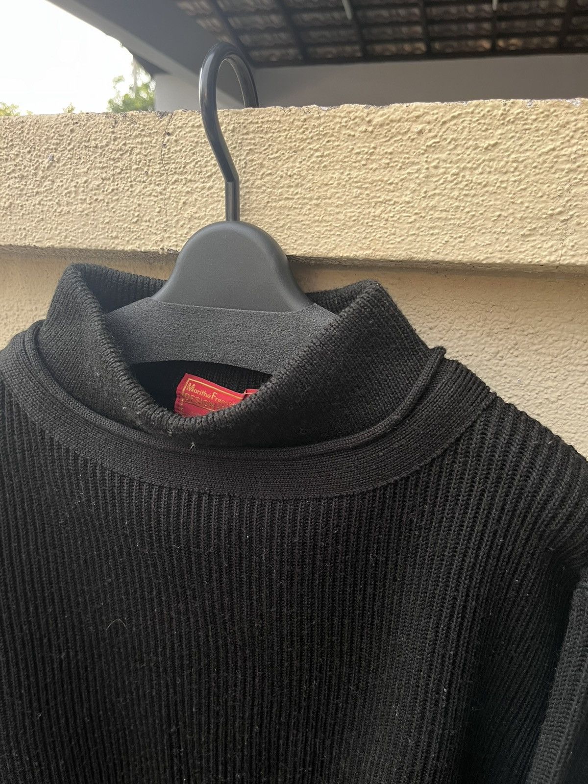Marithe + Francois Girbaud Aw 82/83 black knitwear for japan Size US M / EU 48-50 / 2 - 3 Thumbnail