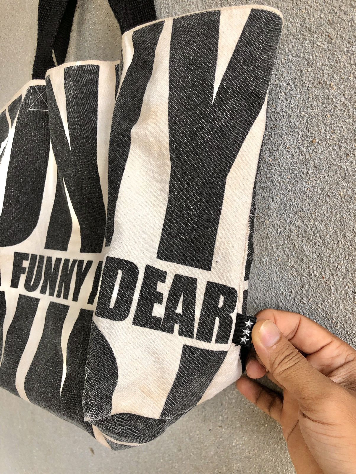 Japanese Brand Vintage 3 Star Funny Tote bags Size ONE SIZE - 6 Thumbnail