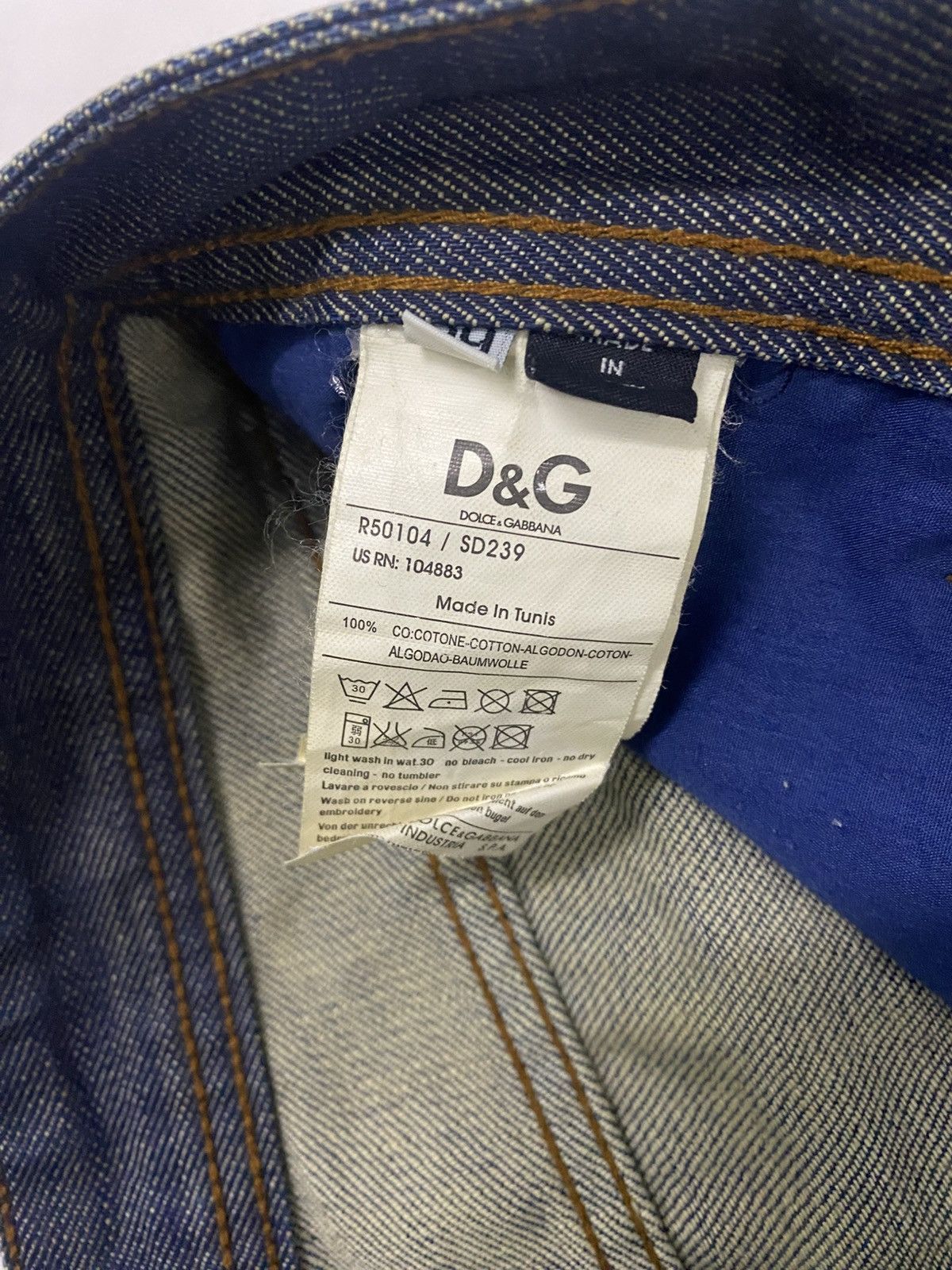 Dolce & Gabbana D&G Dolce & Gabbana Archive "POWER" Distressed Denim Jeans Size US 32 / EU 48 - 9 Thumbnail