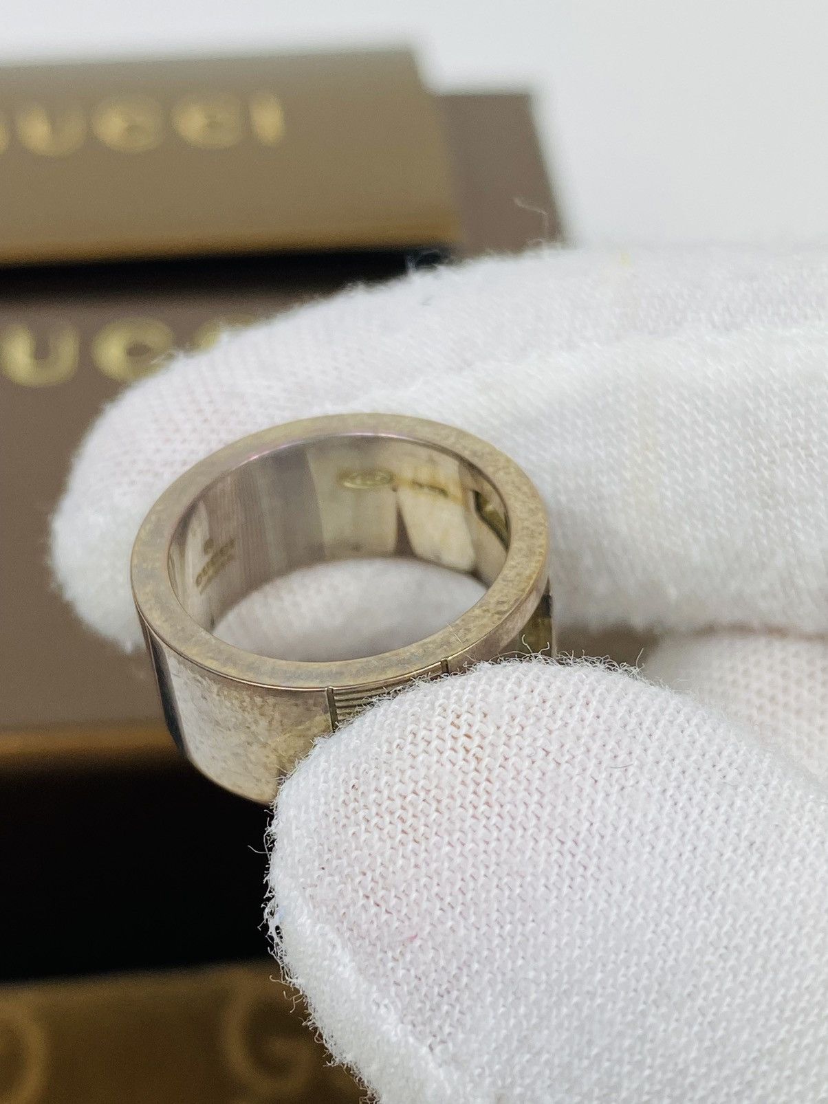 Gucci Gucci .925 Silver G Ring Size IT 8 Size ONE SIZE - 4 Thumbnail