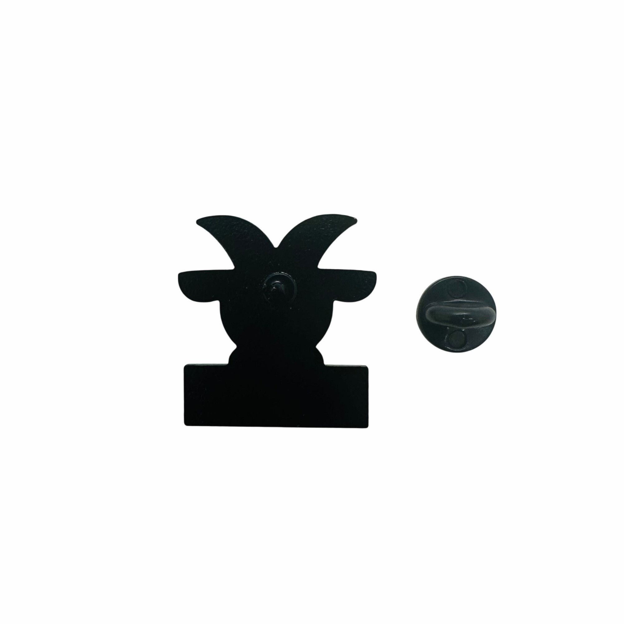 Other ⭐Cute but Satan Goat Pentagram Gothic Dark Evil Metal Pin Ba Size ONE SIZE - 5 Thumbnail