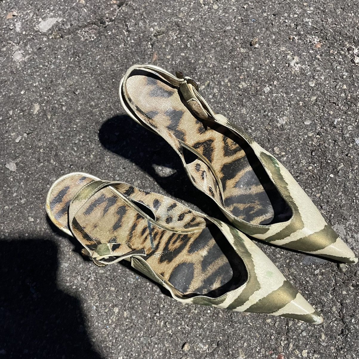 Roberto Cavalli Rare ROBERTO CAVALLI Heels Sandals shoes leopard leo old 90s Size US 6 / IT 36 - 7 Thumbnail