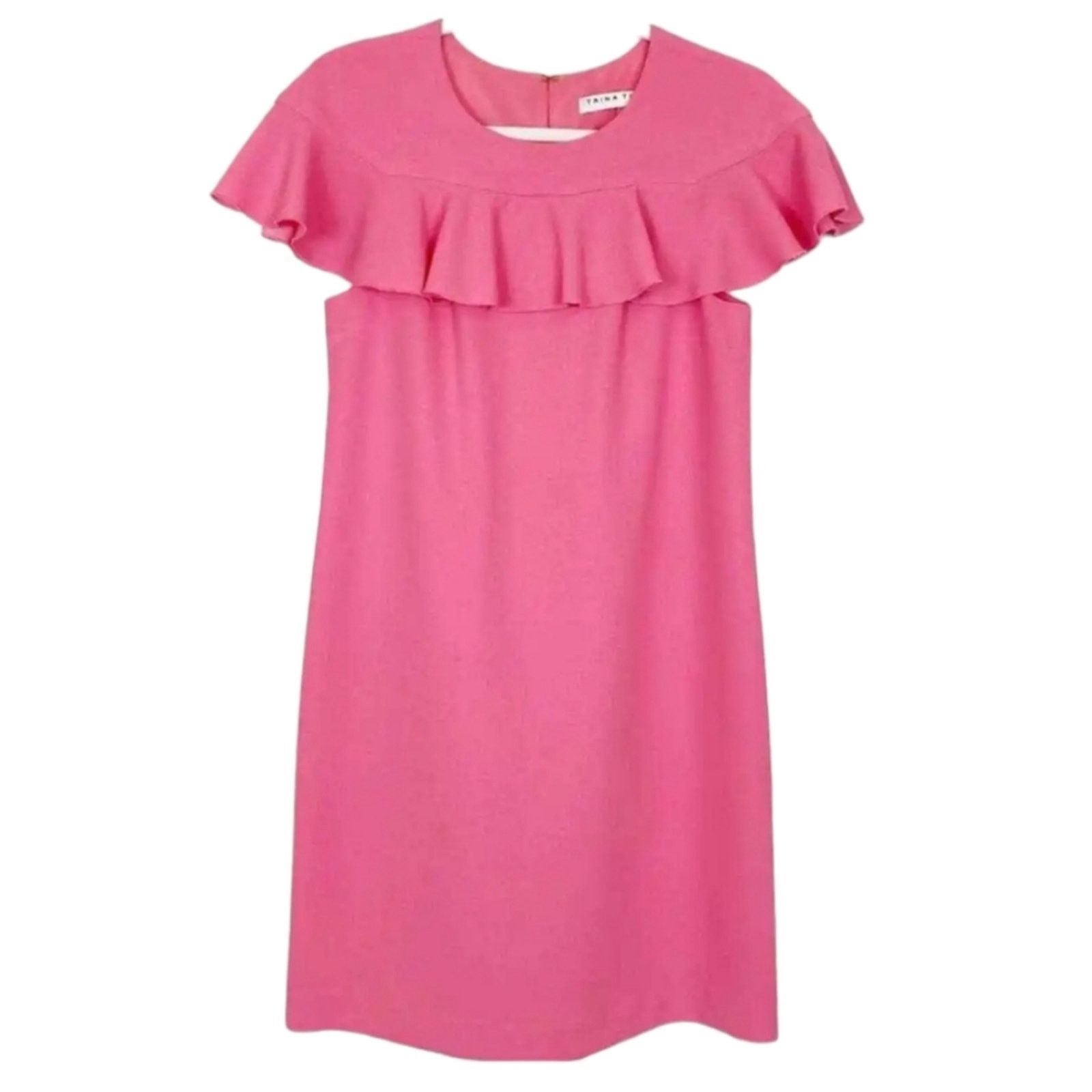 Trina Turk Trina Turk Charleston Ruffle top dress pink 4 Size S / US 4 / IT 40 - 8 Thumbnail