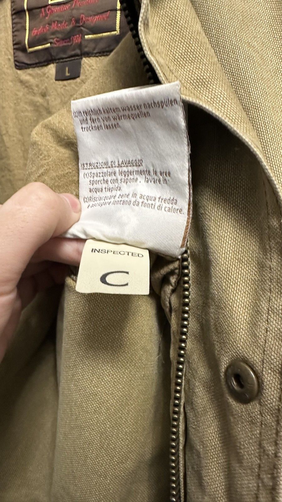 Belstaff Belstaff Men’s Roadmaster Beige Cotton Belted Jacket 1943 Size US L / EU 52-54 / 3 - 18 Thumbnail