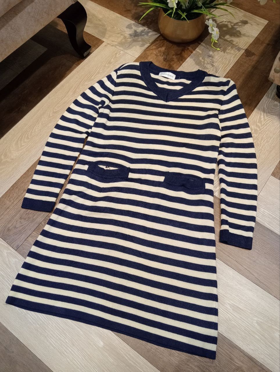 Yves Saint Laurent LUXURY YVESSAINTLAURENT VINTAGE RAYON DRESS Size M / US 6-8 / IT 42-44 - 4 Thumbnail
