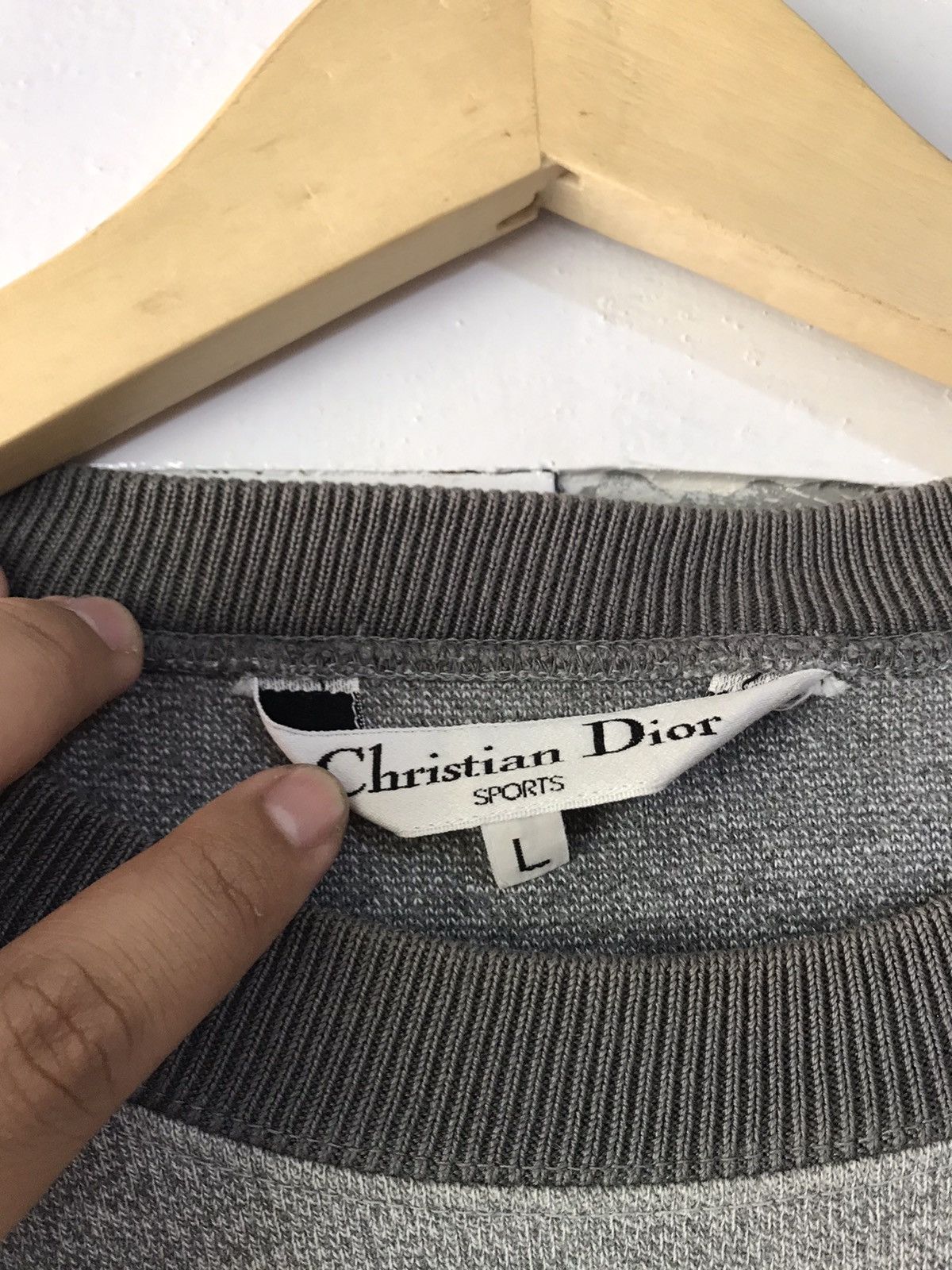 Christian Dior Monsieur × Designer × Vintage Vintage Christian Dior Sweatshirt Size US L / EU 52-54 / 3 - 4 Thumbnail