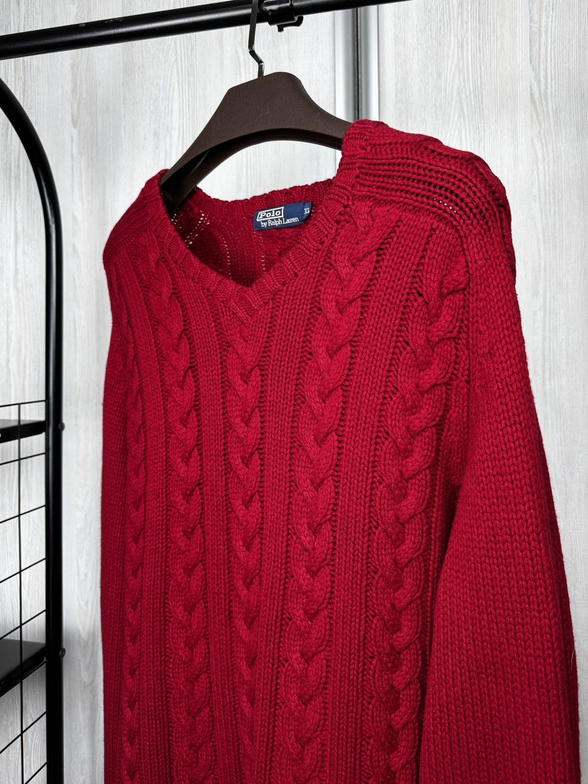 Polo Ralph Lauren Polo Ralph Lauren wool linen patched elbow vintage sweater Size US XL / EU 56 / 4 - 4 Thumbnail