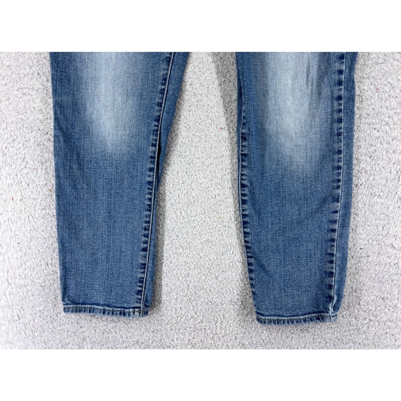 Lucky Brand Lucky Brand Jeans Women 6 Denim Straight Crop 28x23 Blue 5-Pocket USA Vintage 90s Womens Size 28" / US 6 / IT 42 - 2 Thumbnail