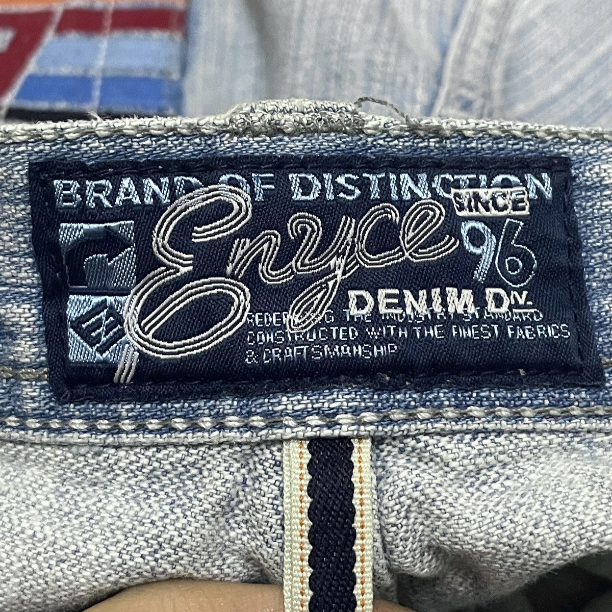 Enyce × Vintage Rare Design Vintage Enyce Skater Hiphop Baggy Jeans 1990s Size US 36 / EU 52 - 8 Thumbnail